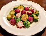 ランダムの葉が美味しい芽キャベツのソテー作り方10写真