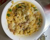 レンジ簡単洋風さっぱり梅クッパ味炒飯弁当作り方13写真