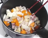 簡単☆ありもの野菜で絶品の豚汁作り方2写真