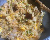 大人気！豚バラのキムチ炒飯(お弁当)作り方6写真