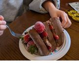 チョコスポンジ18ｃｍ✕高さ7ｃｍ作り方17写真