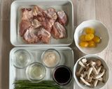 和栗：練馬江戸栗レシピ『栗と鶏肉の甘辛煮』作り方3写真