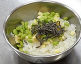 枝豆チーズおにぎり作り方2写真