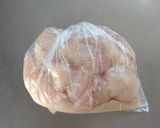 簡単節約☆鶏胸肉の揚げない白だし唐揚げ。作り方2写真
