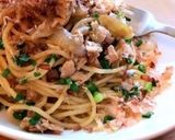 ☆きゃべつとブロッコリーのにんにく醤油パスタ☆作り方11写真