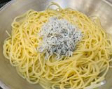 しらすと青唐辛子、バジルの夏パスタ作り方5写真