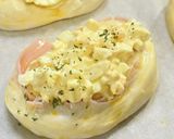 たまごとハムの黄金コンビ！😋卵ハムパン✨作り方14写真