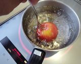 モロヘイヤとトマトのにんにくスープ作り方1写真
