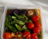 夏野菜と鶏肉の揚げ煮浸し作り方4写真
