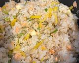 鮭と枝豆のタンパク質おにぎり作り方4写真