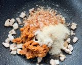 豚バラで甘辛肉味噌作り方3写真