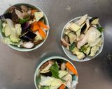 肉無豆腐簡単さっぱりガパオ風味野菜炒め作り方13写真