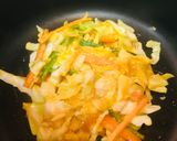 米粉のお好み焼き●ネギ野菜玉作り方1写真