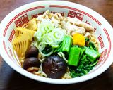 かつお菜と薄揚げの温かい蕎麦　発酵玉葱作り方8写真