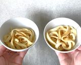ゆで卵で作った麺と生卵で作った麺の食べ比べ作り方24写真