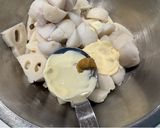 簡単!冷凍れんこんと里芋のマスタードマヨ和え作り方4写真