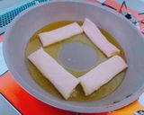 ＊焼豚とメンマとさけるチーズの春巻＊作り方4写真