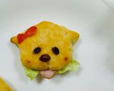 子供喜ぶ☆ワンちゃんバーガー（トースター作り方10写真