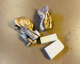 山芋と舞茸の梅炒め作り方1写真