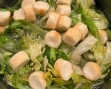 レタスとお麩の中華スープ作り方3写真