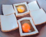 ＊厚揚げのとろとろ目玉焼きとチーズ焼き＊作り方3写真