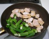 オクラとささみのシンプル中華炒め作り方3写真