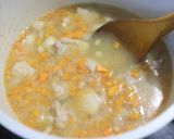 具だくさん！人参ともち麦の鶏スープ作り方7写真