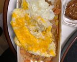レンジ簡単ビーフシチュー味オムライス弁当作り方15写真