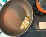 ゆず胡椒の海苔クリームパスタ作り方1写真