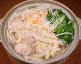 鶏のうま塩ゆずぽん煮込みうどん😘🍜作り方3写真