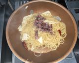 ホタルイカと新筍のペペロンチーノパスタ作り方4写真