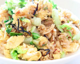 シャキっと【塩塗し白菜と卵の焼飯（炒飯）作り方9写真