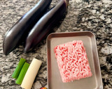 茄子とひき肉のオイスターソース炒め作り方1写真