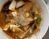 肉無豆腐簡単赤味噌トマト味野菜炒め作り方18写真