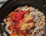 簡単！！栄養抜群！！豚肉と大豆のトマト煮作り方4写真