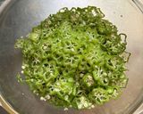 オクラ大量消費⭐︎お弁当用冷凍保存作り方1写真