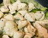 鶏肉とゴーヤーのバジル＆チーズ炒め作り方3写真