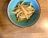 時短副菜。細切りたけのこの水煮のきんぴら作り方8写真