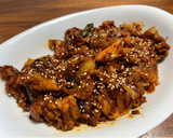 韓国料理、豚肉の甘辛炒め (제육볶음)作り方6写真