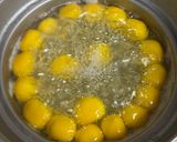 かぼちゃ団子入りぜんざい♪作り方7写真