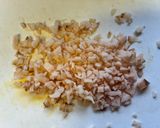 簡単!蓮根と大葉の甘辛鶏つくね作り方1写真