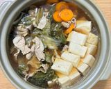 レタスと豚肉の昆布きのこ出汁鍋作り方7写真