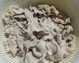 豚肉と山芋の冷やしうどん作り方2写真