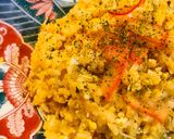 シンプル炒飯●エノキ＆玉子のチャーハン作り方4写真