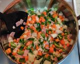 いつもの野菜で！簡単具沢山コーンスープ作り方2写真