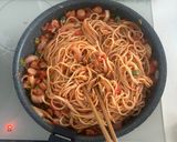 ツナとチーズのトマトパスタ作り方4写真