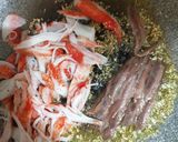 カニカマと柚子のクリームパスタ作り方5写真