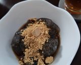 超簡単!片栗粉で黒ゴマわらび餅作り方5写真