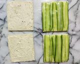 簡単ランチ！胡瓜とクリチのサンドイッチ作り方4写真