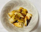 トロトロバナナとちくわのコンソメ炒め作り方4写真